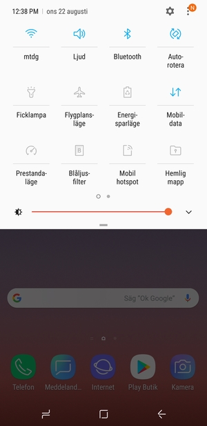 Stäng av Wi-Fi och Bluetooth