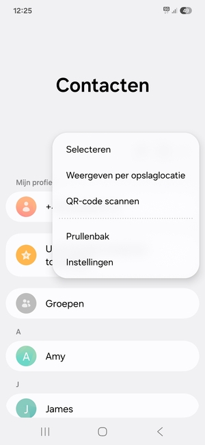 Selecteer Instellingen