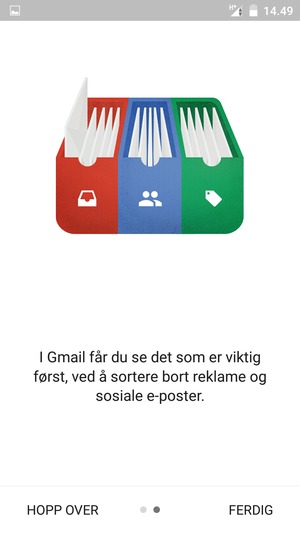 Velg FERDIG