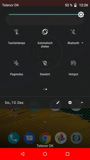 Stellen Sie die Helligkeit auf das erforderliche Niveau