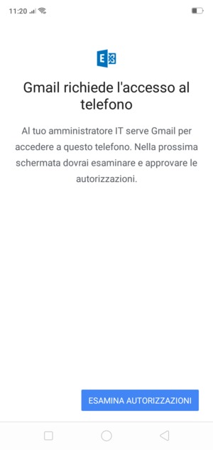 Seleziona ESAMINA AUTORIZZAZIONI