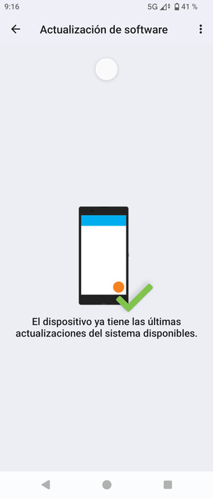 Espere a que la búsqueda termine
