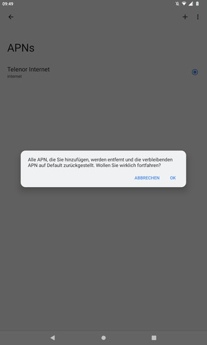 Wählen Sie OK