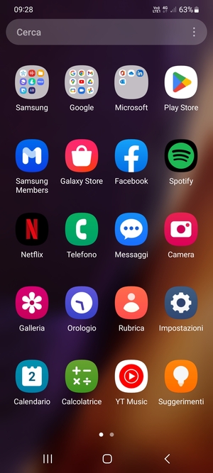 Seleziona Impostazioni