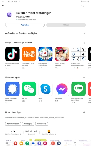 Warten Sie, bis der Installationsprozess  beendet ist