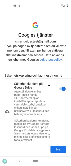 Välj Mer