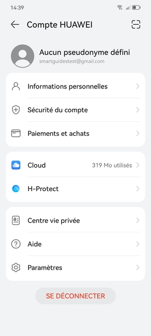 Sélectionnez Cloud