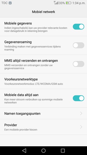 Selecteer Namen toegangspunten