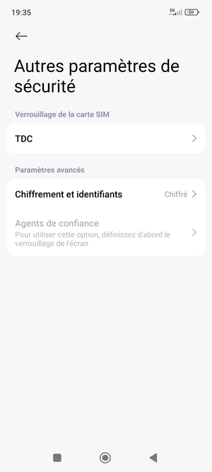 Sélectionnez Public