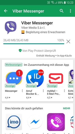 Warten Sie, bis der Installationsprozess  beendet ist