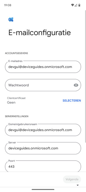 Voer uw wachtwoord in
