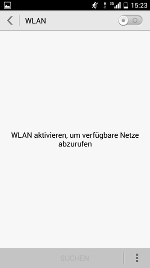 Schalten Sie WLAN ein
