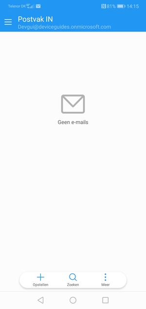 Uw account is klaar voor gebruik