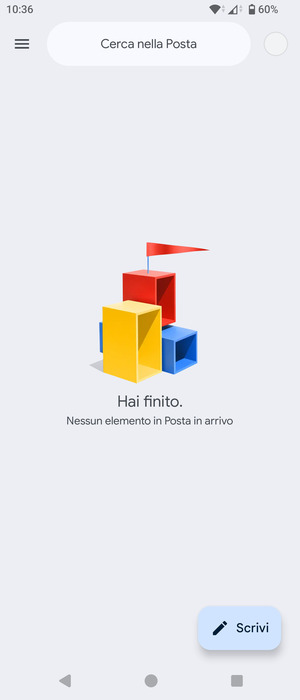 Il tuo account è pronto per l'uso
