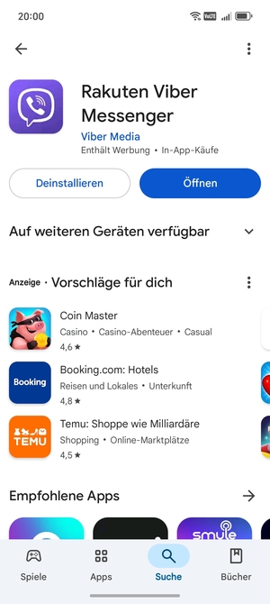 Wählen Sie Öffnen