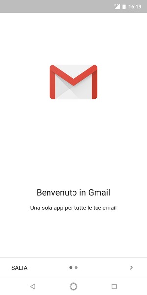 Seleziona AVANTI