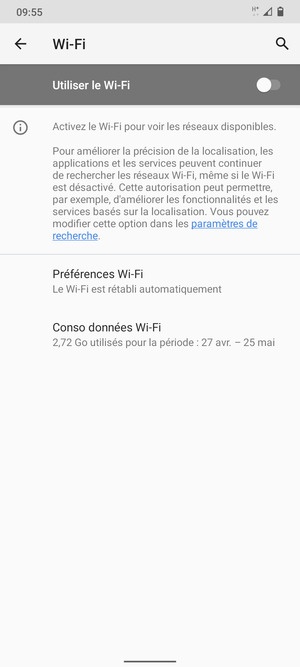 Activer le Utiliser le Wi-Fi