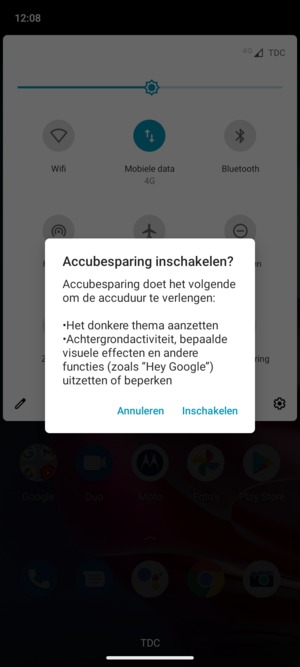 Selecteer Inschakelen