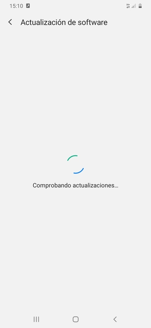 Espere a que la búsqueda termine