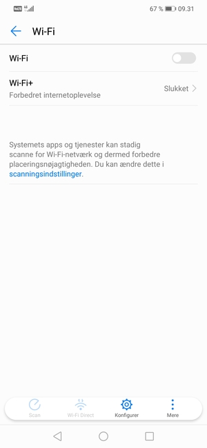 Aktiver Wi-Fi