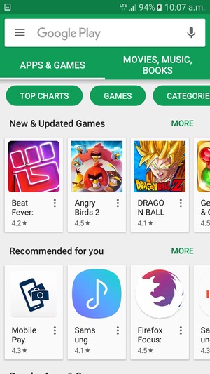 Select the Search bar