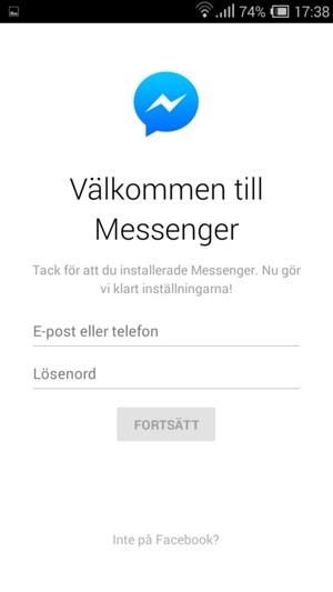 Din app är redo att användas