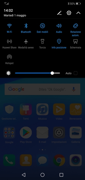 Disattiva Wi-Fi e Bluetooth
