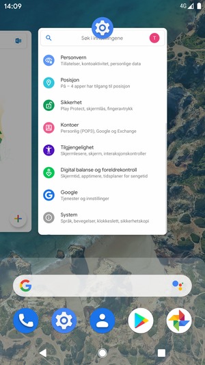 Dra apper opp for å lukke dem
