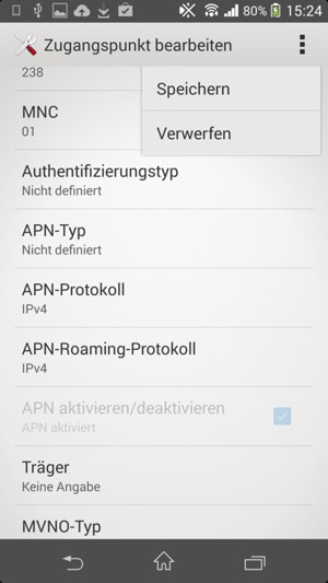 Wählen Sie Speichern