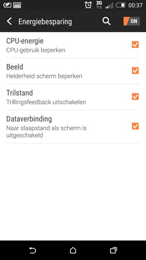 Vink alle selectievakjes aan