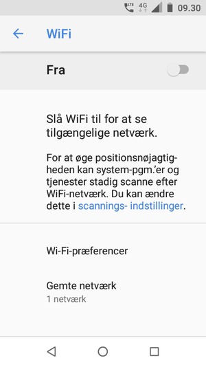 Aktiver Wi-Fi