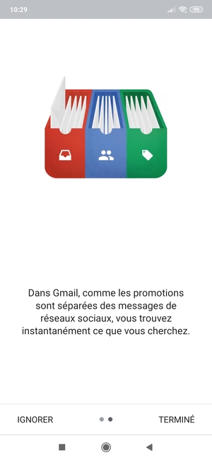Sélectionnez TERMINÉ