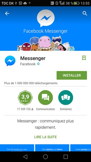 Sélectionnez INSTALLER