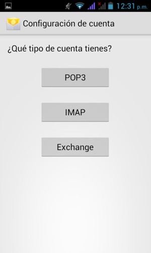 Seleccione Exchange