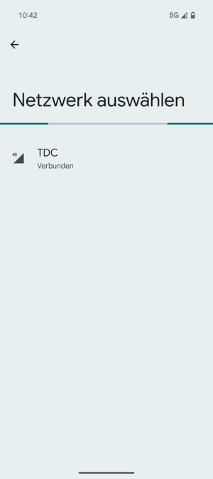 Warten Sie, bis die Suche abgeschlossen ist
