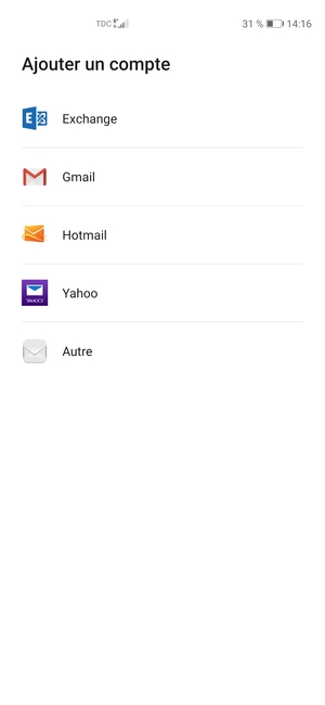 Sélectionnez Autre