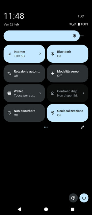 Disattiva Bluetooth