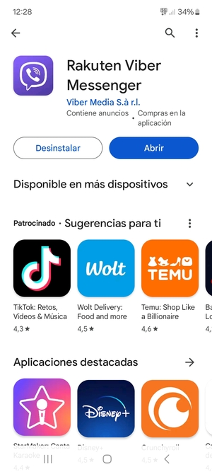 Seleccione Abrir