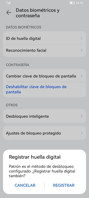 Seleccione CANCELAR