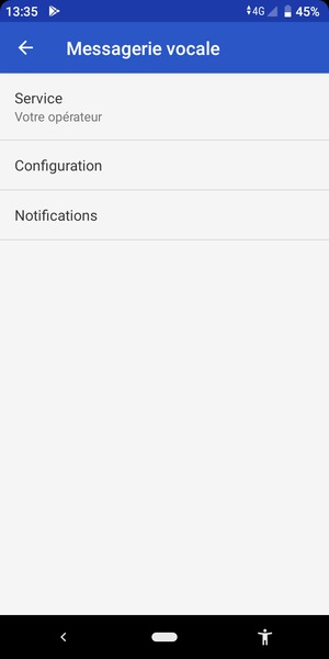 Sélectionnez Configuration