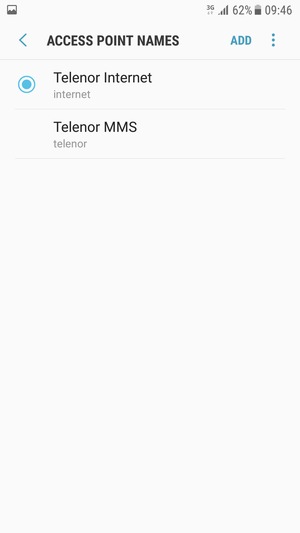 Select the Menu button