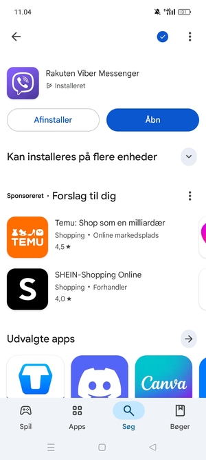 Vælg Åbn