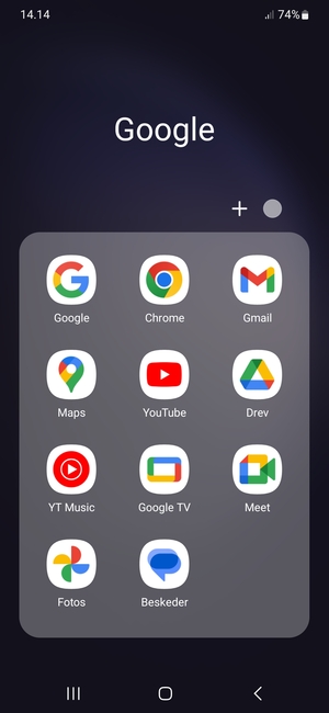 Vælg Gmail