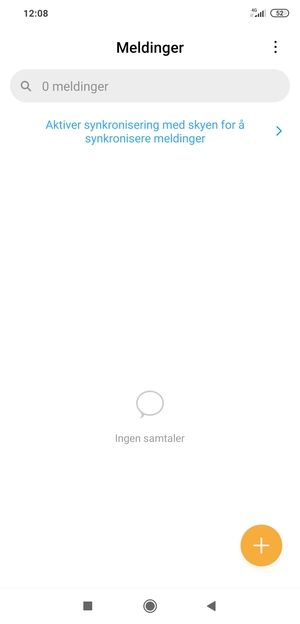 Velg menyknappen