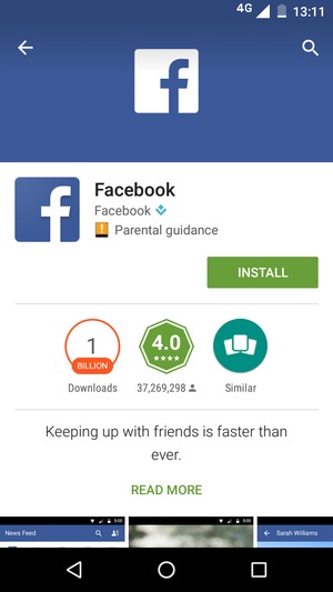 Select INSTALL