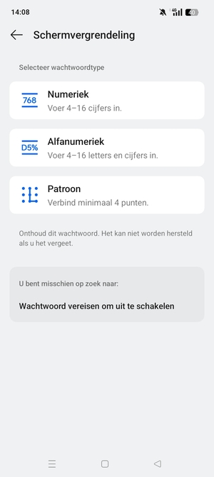 Selecteer Patroon