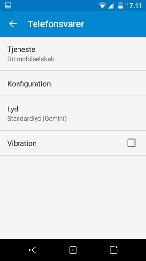 Vælg Konfiguration