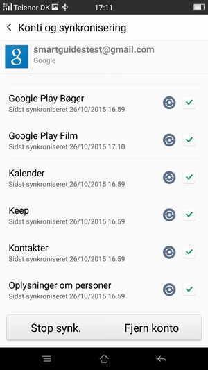 Dine kontakter fra Google vil nu blive synkroniseret til din OPPO