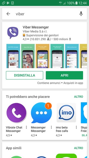 Seleziona APRI