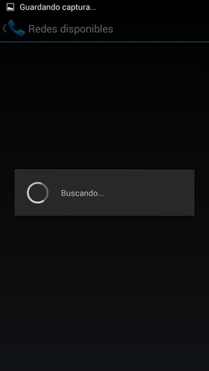 Espere a que la búsqueda termine
